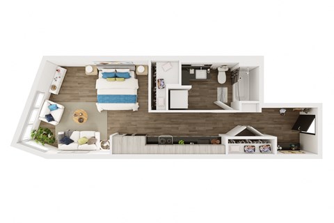 BALLASTER, Studio, 1 Bath at Marina Square, Washington